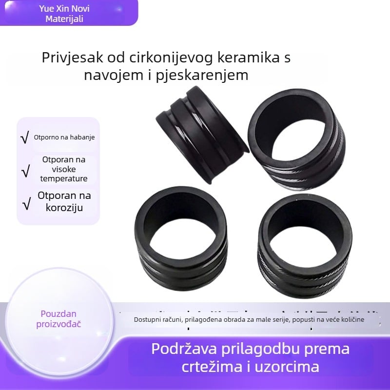 NFC cirkon keramijski prsten – unisex pametni prsten
