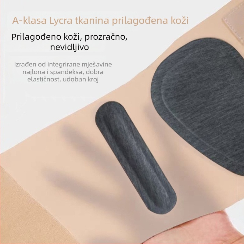 Grafen pojas za struk za sport, toplinska podrška, oblikovanje tijela, diskretan joga pojas