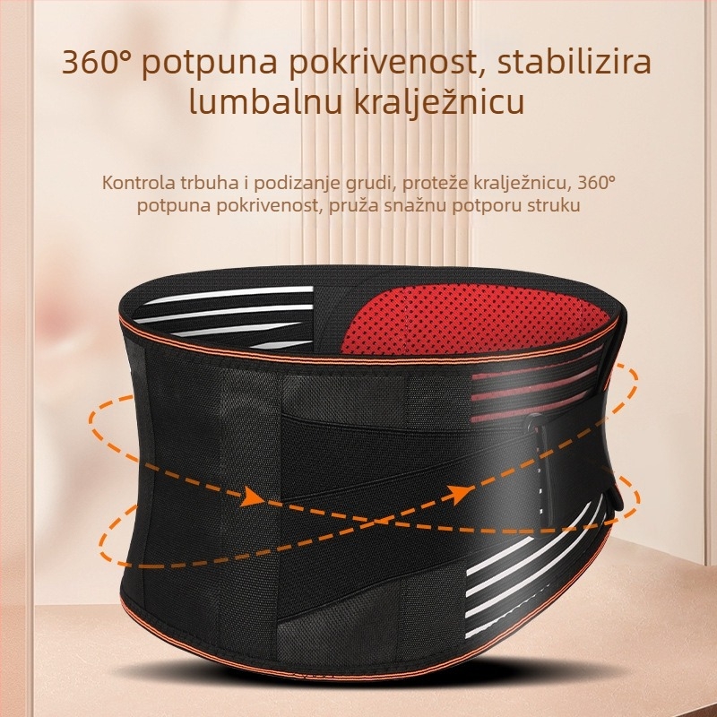 Rhotaffy samonagrađujući pojas za struk uz podršku za trbuh i turmalin, infracrveno grijanje, čelična pločica