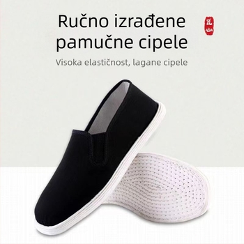 Muške platnene cipele s višestrukom potplatom, ručna izrada, lagane i prozračne, ručno šivana potplata, vozačke cipele, za svakodnevno nošenje.