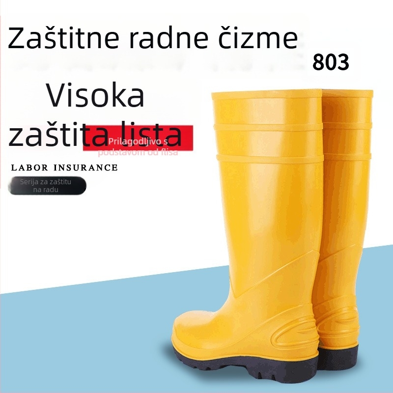 Kim Naikai Visoke kišne čizme za gradilište, muške radne čizme, vodene cipele za ribolov