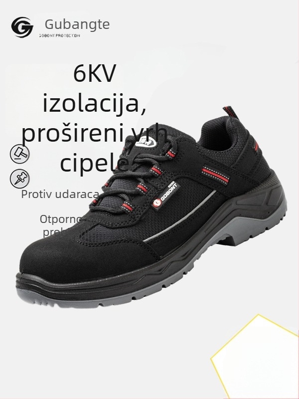 Muške izolirane sigurnosne cipele – čelični vrh, otporne na udarce, otporne na perforaciju, otporne na klizanje, lagane, prozračne, kontrola mirisa