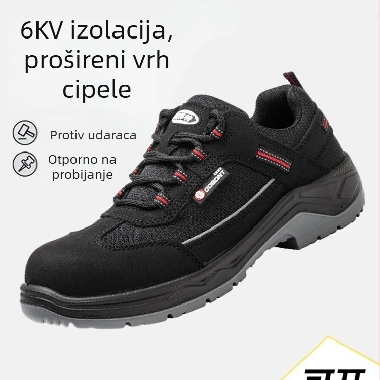 Muške izolirane sigurnosne cipele – čelični vrh, otporne na udarce, otporne na perforaciju, otporne na klizanje, lagane, prozračne, kontrola mirisa