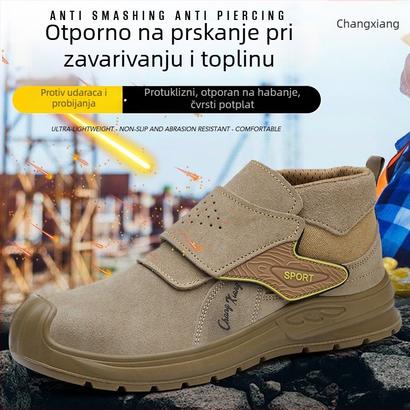 Sigurne radne cipele s zaštitom od udara i probijanja, otpornost na toplinu i toplinsku izolaciju, zaštita pri zavarivanju, prozračne, otporne na habanje, čvrsta konstrukcija.