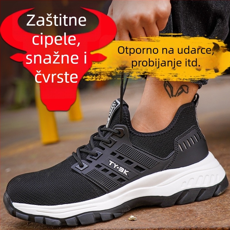 Radne cipele s čeličnim prstom, otporne na probijanje i udarce, za sve sezone