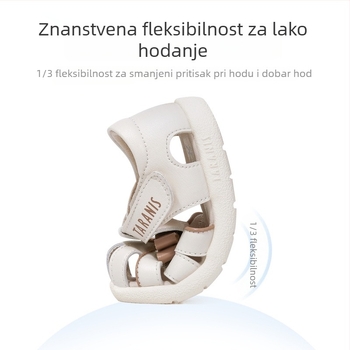 Terranis dječje sandale za djevojčice s zatvorenim nosom, protivklizne, princeze sandale s prozračnom mekanom sole