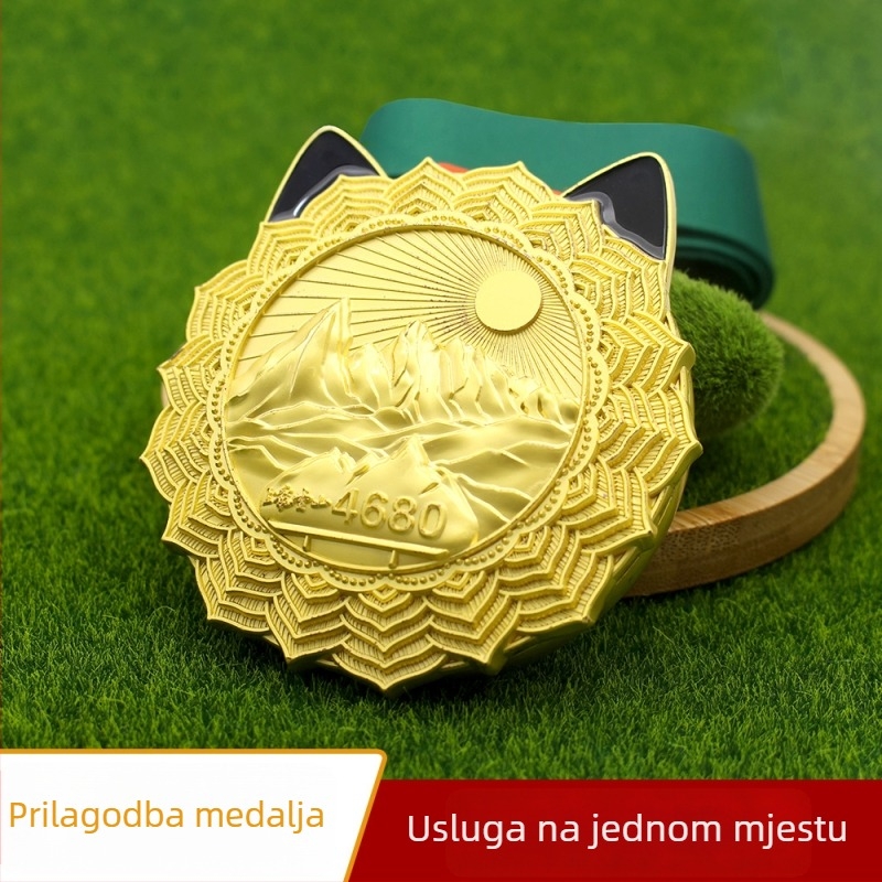 Prilagođene medalje za planinarenje i trekking, prigodne medalje za maratone i utrke visokog terena, počasne medalje za vanjske sportske događaje