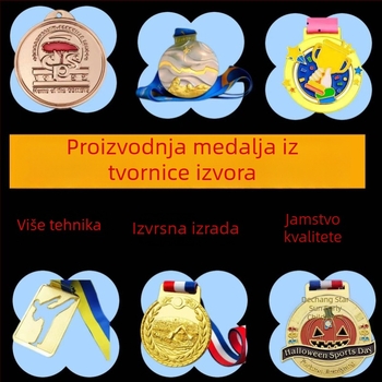 Personalizirane metalne medalje za maratonske događaje, prigodne pločice za natjecanja, inovativne korporativne počasti ploče, izrađene po narudžbi