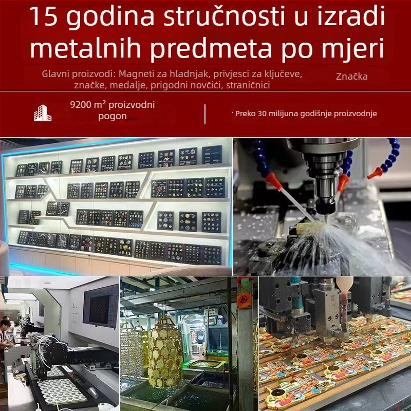 Bakrene medalje s reljefom, pozlaćene i posrebrene, za sportske događaje, prilagođene