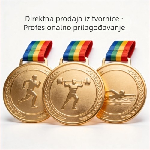 Prilagođene metalne medalje za maratonske utrke, reljefne medalje za događaje i prilagođene oznake.