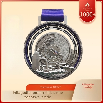 Metalne medalje za turističke atrakcije, kulturno-kreativni proizvodi, medalje za maraton, prilagođene medalje za školske sportske događaje