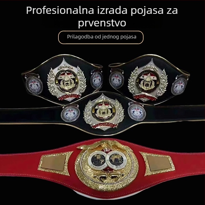 Prilagođeni zlatni pojas za Muay Thai i MMA prvenstvo