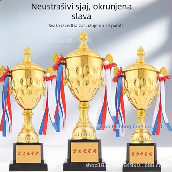Metalni trofej i medalja, serija T160, kreativna nagrada za školsku obuku i sportska natjecanja