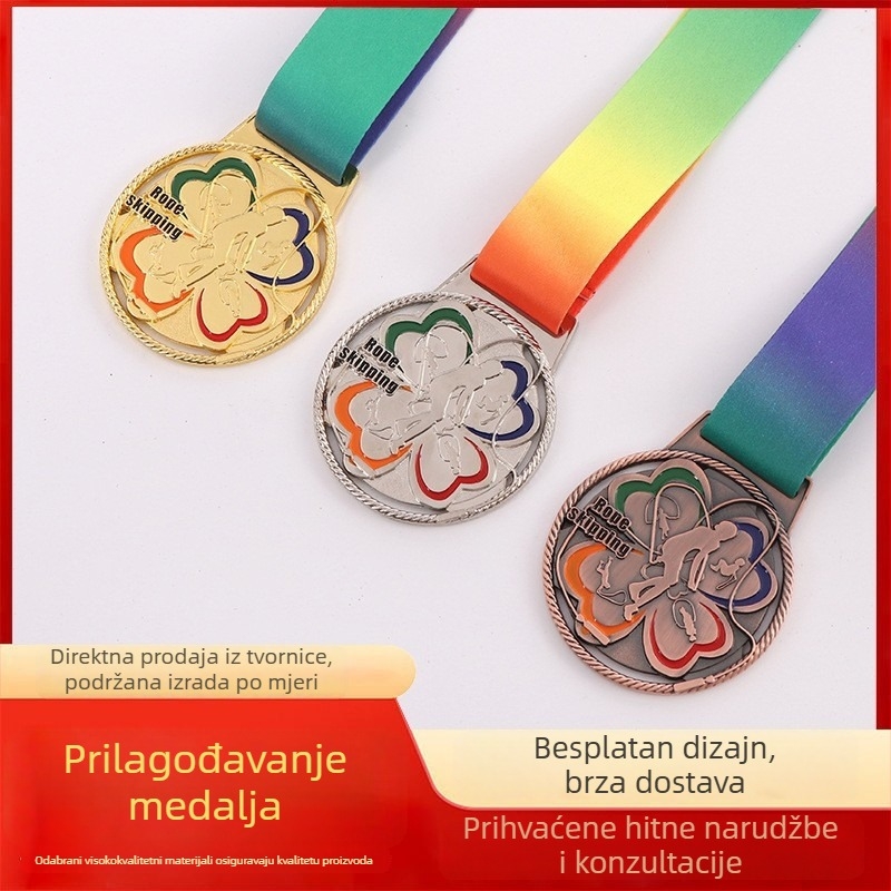 Metalne medalje za sportske događaje – spomen medalje za maraton, nogomet, košarku i školske sportske manifestacije