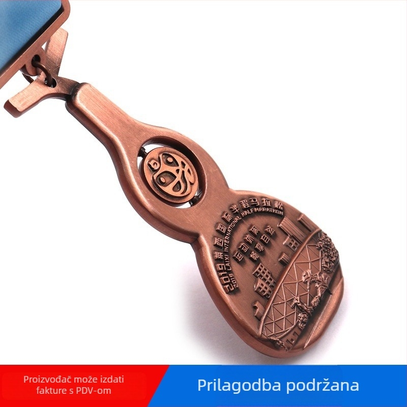 Medalje od cinkovog legura, u obliku tikve, za sportska događanja i maratone.