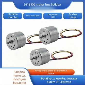 DR-BLDC-2418 DC motor bez četkica za električne britvice, ručne usisavače i električne četkice za zube