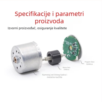 DR-BLDC-2418 DC motor bez četkica za električne britvice, ručne usisavače i električne četkice za zube