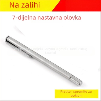 7-sekcijski nehrđajući čelični nastavni baton s izvučnim mehanizmom