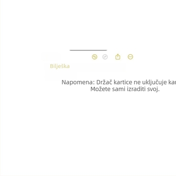 Kožni držač kartice na ogrlici za radnu iskaznicu i autobusnu propusnicu