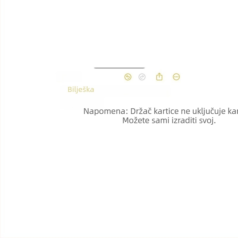 Kožni držač kartice na ogrlici za radnu iskaznicu i autobusnu propusnicu