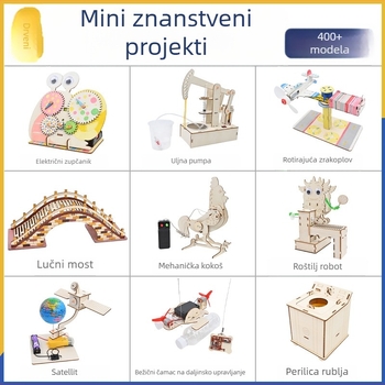Drveni edukativni set za djecu: DIY fizički eksperimenti