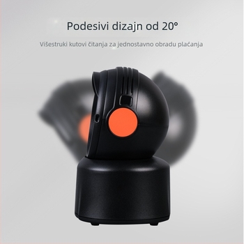 First News USB 1D/2D stolni skener bar kodova za supermarkete i ljekarne, čita kodove za plaćanje i medicinske bar kodove