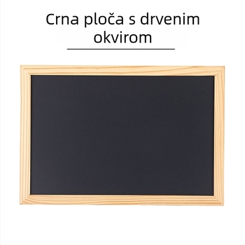 Drveni okvir, mala jednosmjerna viseća ploča za pisanje, bilješke i jelovnik, dječja ploča za crtanje, nemagnetna