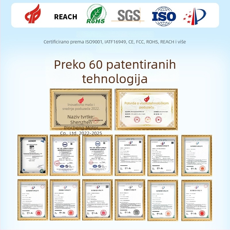 37GB555 Mikroredukcijski motor visokog momenta – kompaktični zupčasti motor za robotiku i sigurnosnu opremu