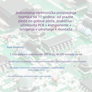 Projektiranje i razvoj matične ploče za detektor novca i brojanje novčanica, PCB i SMT montažne usluge