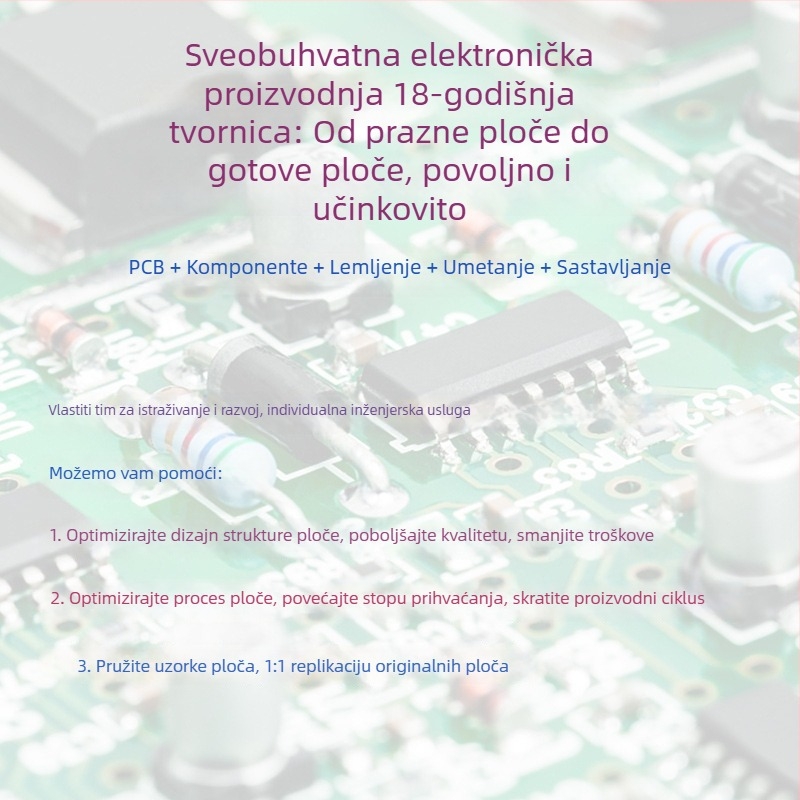 Projektiranje i razvoj matične ploče za detektor novca i brojanje novčanica, PCB i SMT montažne usluge