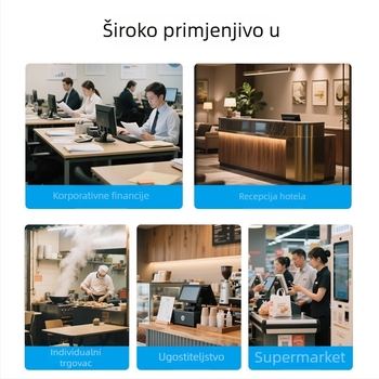 Comet F330B novčana brojilica, kompaktna i prijenosna s inteligentnim glasovnim sustavom, Typ B