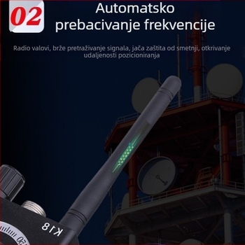 K18 Bežični detektor signala za otkrivanje nadzornih kamera i praćenje uz GPS skeniranje