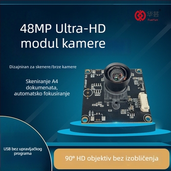 48 MP USB modul kamere – bez upravljača, pravi 4K, za skeniranje i snimanje detaljnih fotografija osobne iskaznice i dokumenata (8000x6000, 30fps)