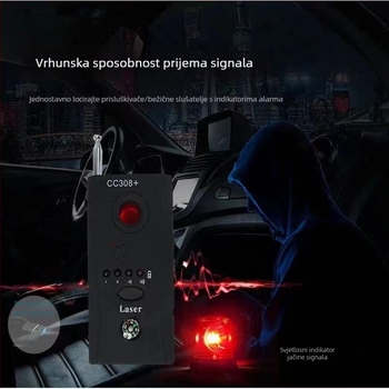 CC308+ Bežični skener signala protiv prisluškivanja i detektor skrivenih kamera