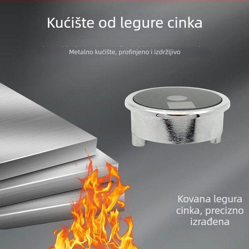 Ugrađeni kružni skener modul za čitanje bar kodova i QR kodova, metalno kućište, opcijski daleki ili kratki domet objektiva