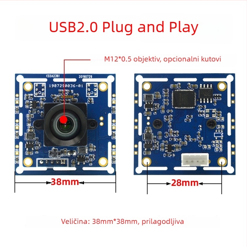 USB modul dokumentarne kamere s 5 MP makro objektivom