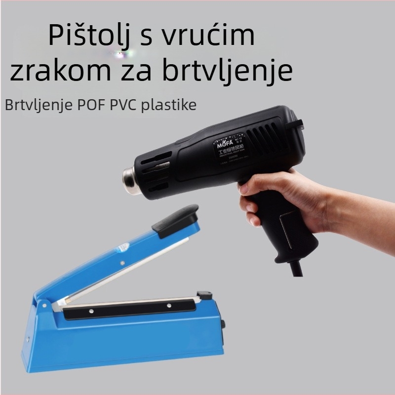Ručna kompaktna poluautomatna mašina za brtvljenje blister pakiranja i plastične folije, kućna upotreba