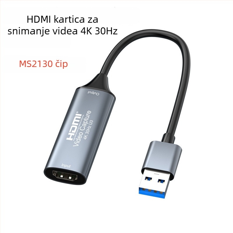 HDMI karta za hvatanje 4K60Hz USB 3.0 s čipom MS2130 za PC igre uživo prijenos