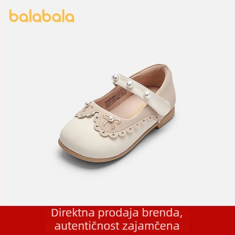 Balabala Cipele za djevojčice – proljeće i jesen, izvezen mašnica, stil princeze