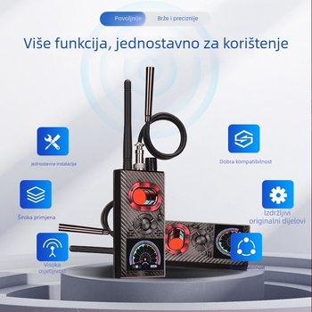 K99 detektor protiv prisluškivanja i skrivenih kamera uz GPS skeniranje i magnetsko otkrivanje