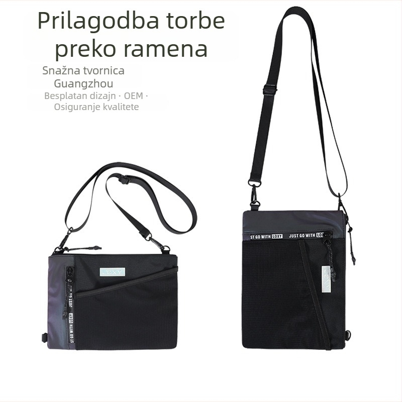 Prilagodljiva lagana najlon torbica za telefon i novčanik, za vanjske sportove; kompaktna crossbody torba za vožnju biciklom