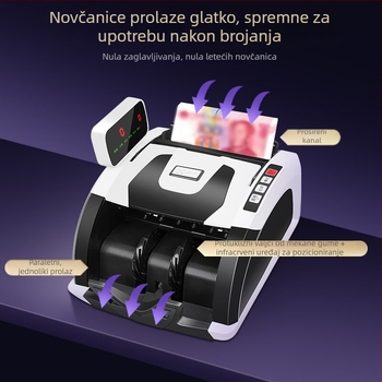 Comet R1Pro uređaj za brojanje novca i provjeru bankovnih novčanica s inteligentnim glasom