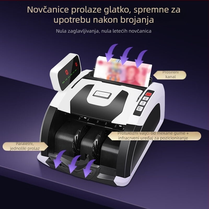 Comet R1Pro uređaj za brojanje novca i provjeru bankovnih novčanica s inteligentnim glasom