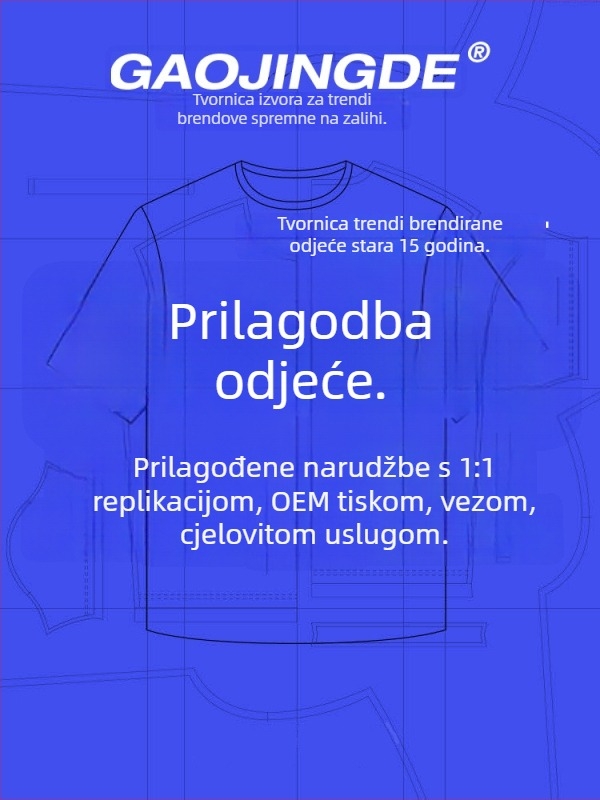 OEM prilagođeni muški kratkih rukava T-shirt s logom, vezenje i tisakom, za male serije grupnih uniformi prema nacrtima i uzorcima