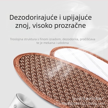 Dezodorirajuće umetne podstave za obuću od ice silk tkanine s bambusovim aktivnim ugljenom, prozračne i upijaju znoj, puna uložak, model 1101, unisex, veličine 36–45, pogodne za tenisice, kožne cipele, čizme, casual i radne cipele