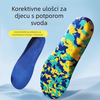 Dječje EVA korektivne uloške – podrška luka i kontrola pronacije unutarnje/vanjske, prozračne jastučiće za ublažavanje udaraca