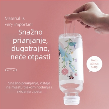 Prozirne PU zaštitne pločice za petu sa samoljepljivim stražnjim dijelom – zaštita od trenja i klizanja, pola veličine, za žene i muškarce