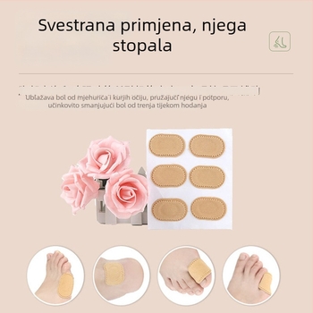 Ljetne prozračene jastučiće za pete protiv trenja za visoke potpetice