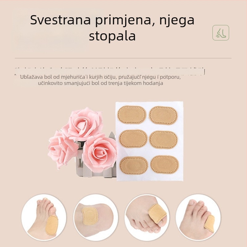 Ljetne prozračene jastučiće za pete protiv trenja za visoke potpetice