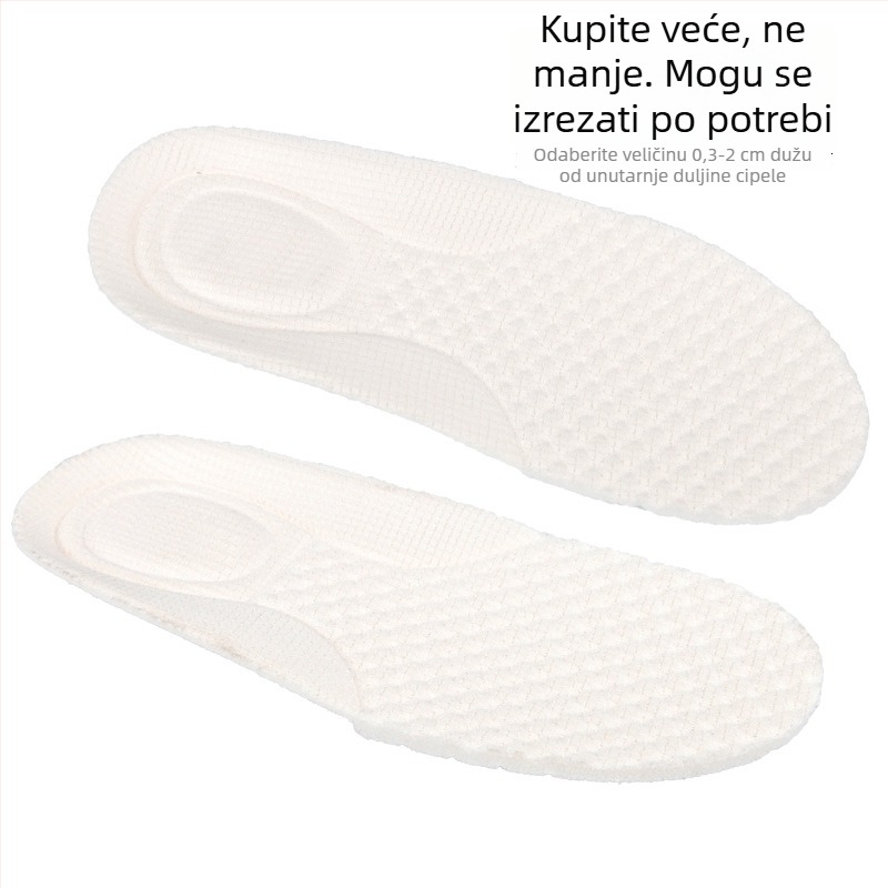 Unisex dječje sportske uložke za cipele, prozračne i izrazito mekane, prilagodljive za rezanje, ublažavaju udarce za djecu i bebe